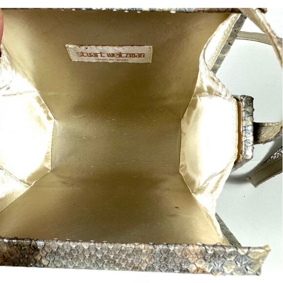 Stuart Weitzman Vintage Snakeskin Purse Mini - Picture 9 of 11